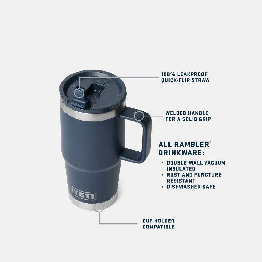 20 OZ TRAVEL STRAW MUG